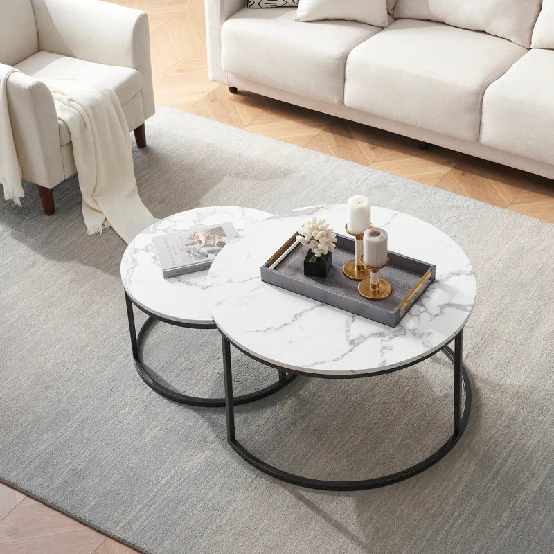 Dual Nest table blanc