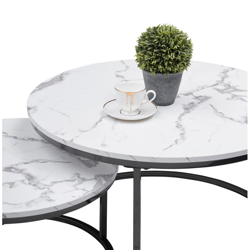 Dual Nest table blanc