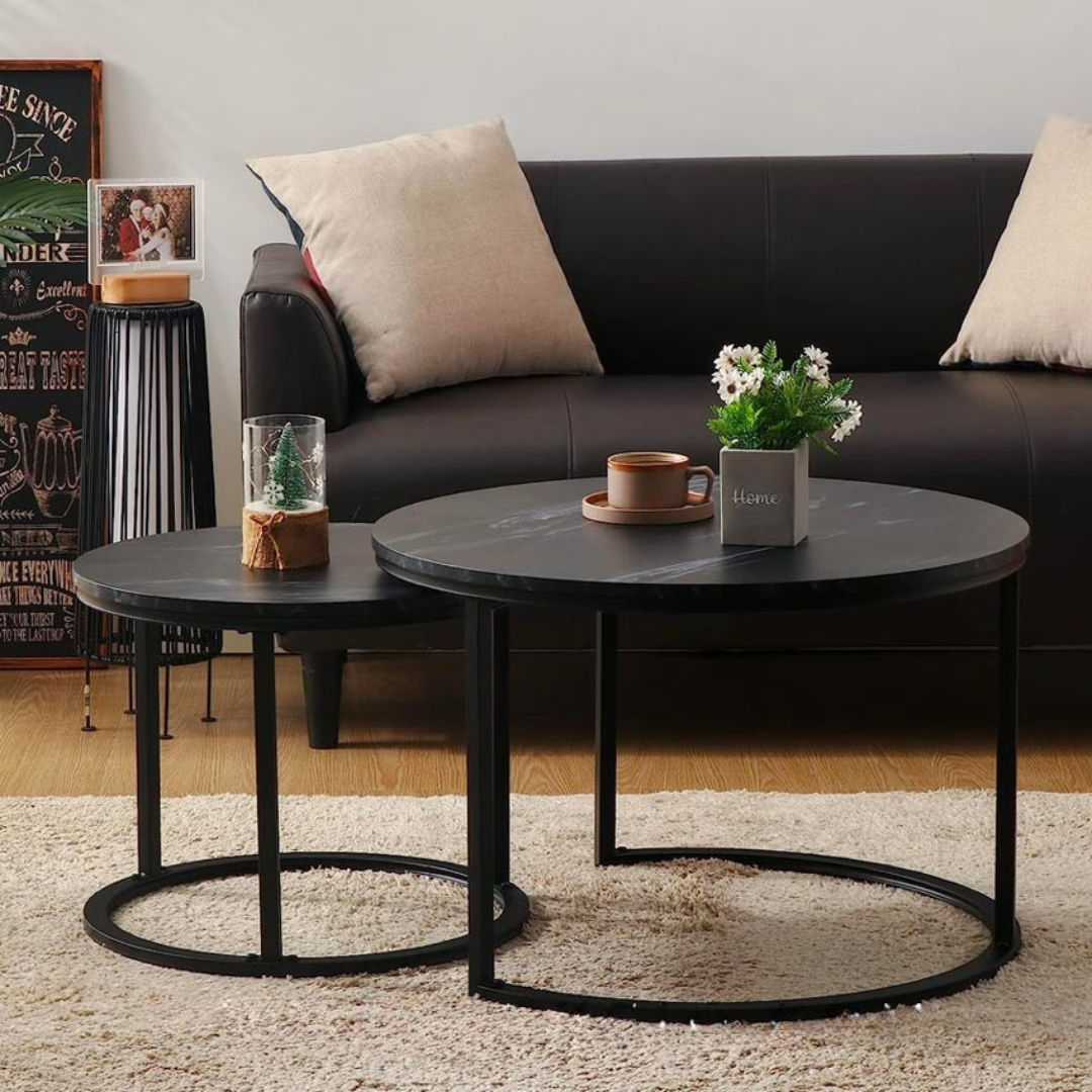 Dual Nest table noir