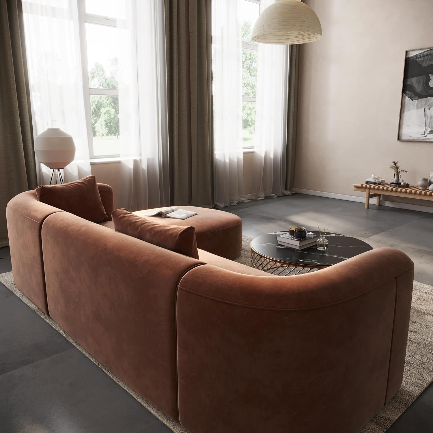 Velvet Sofa