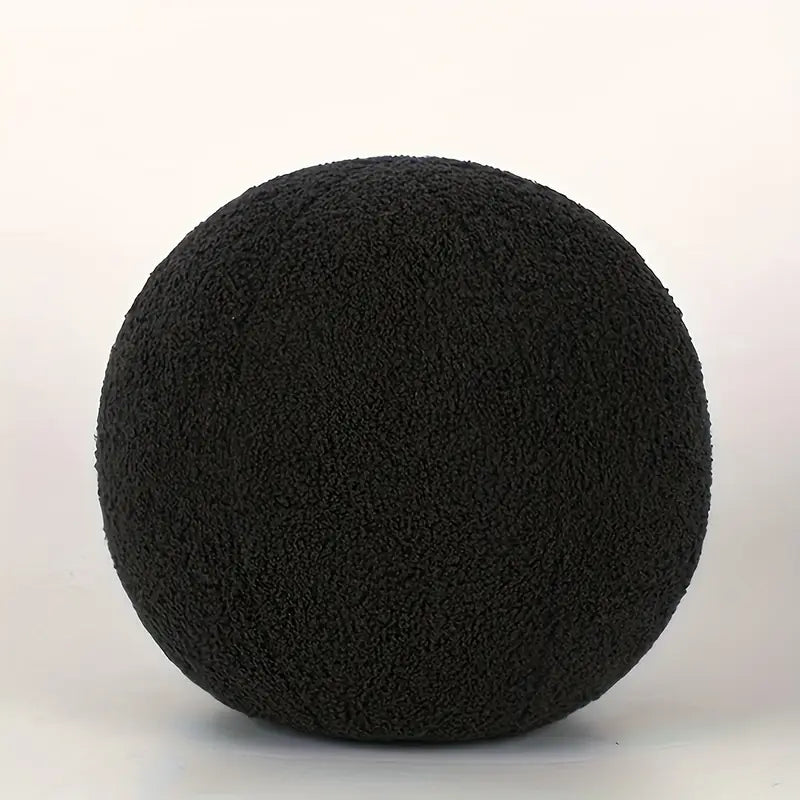 Oreiller en peluche en forme de boule