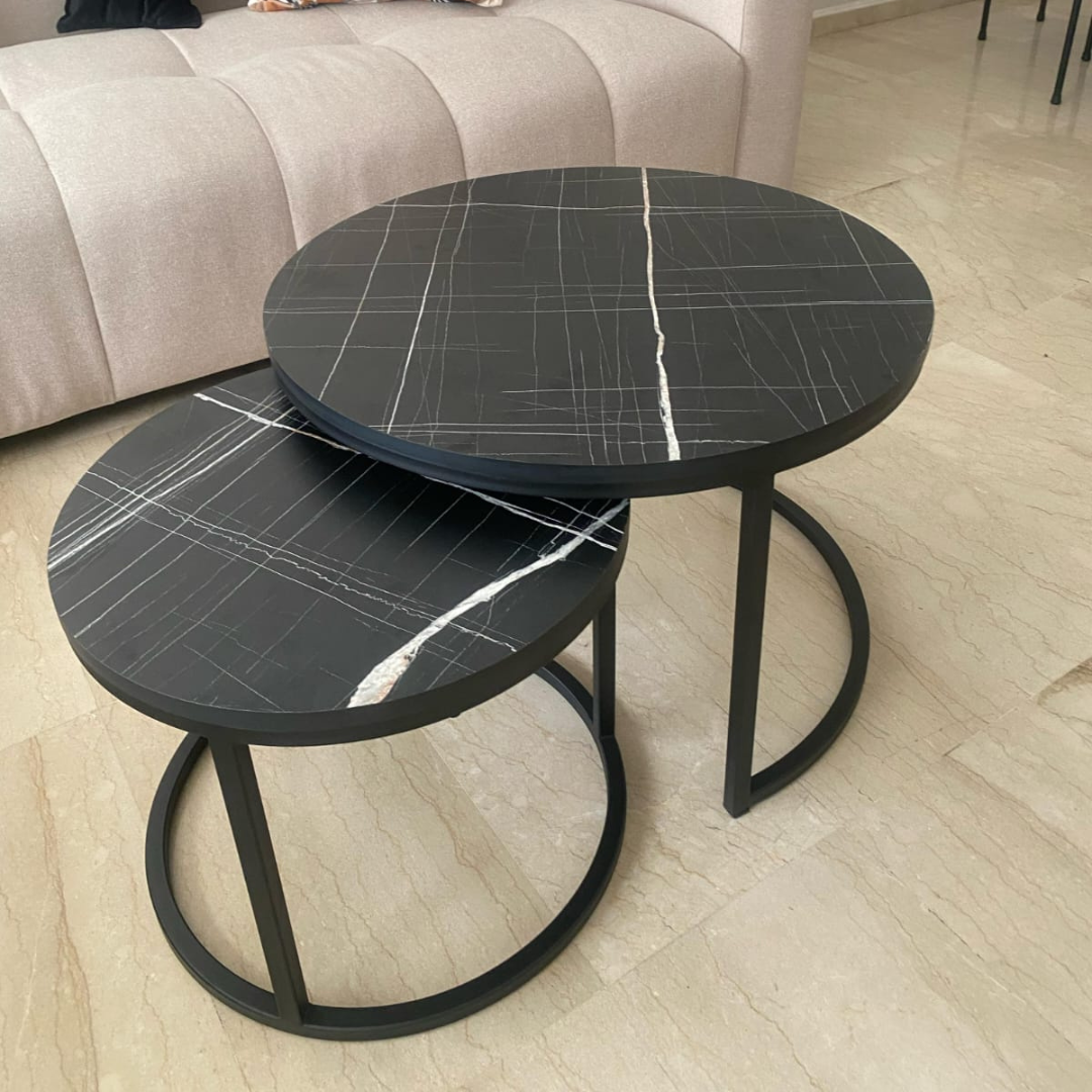 Dual Nest table noir