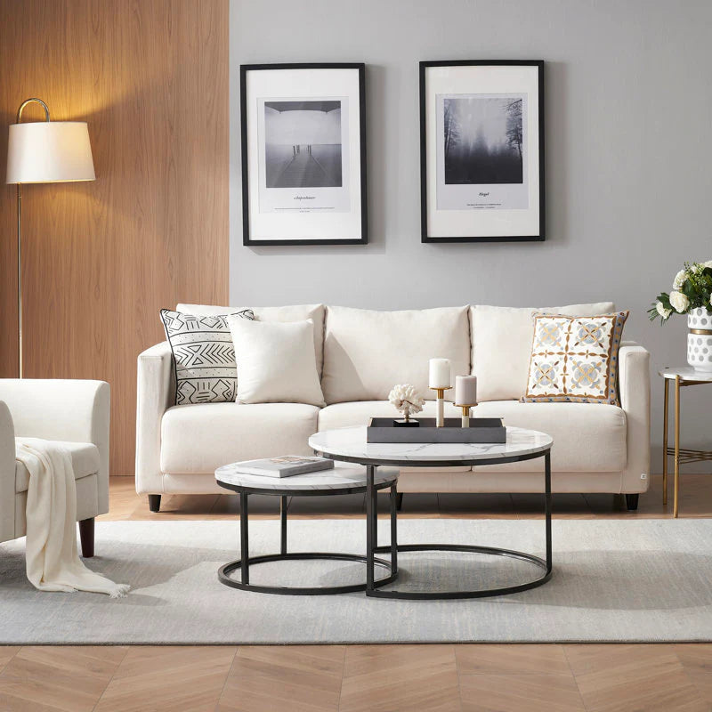 Dual Nest table blanc