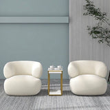 Duo Chic : 2 Chaises Bouclette + Table