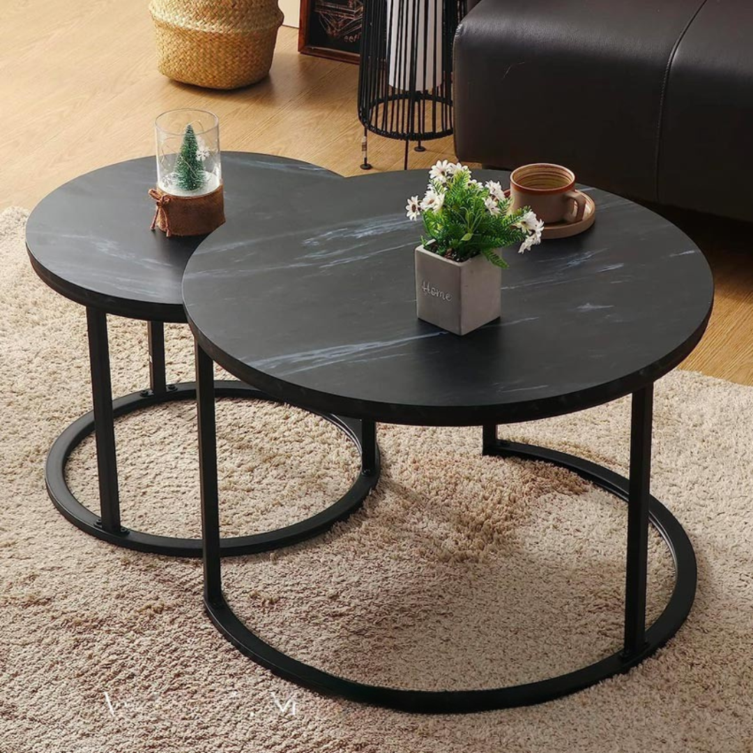 Dual Nest table noir